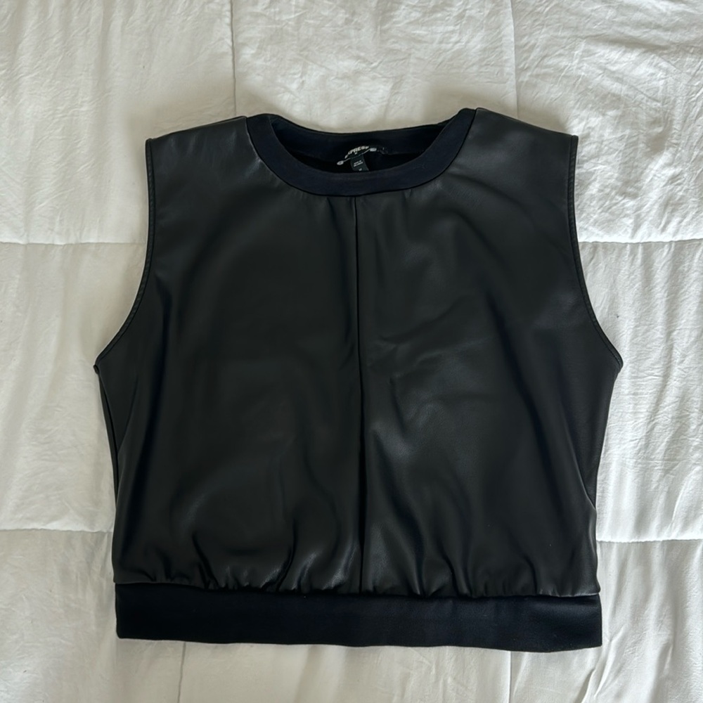Leather vest